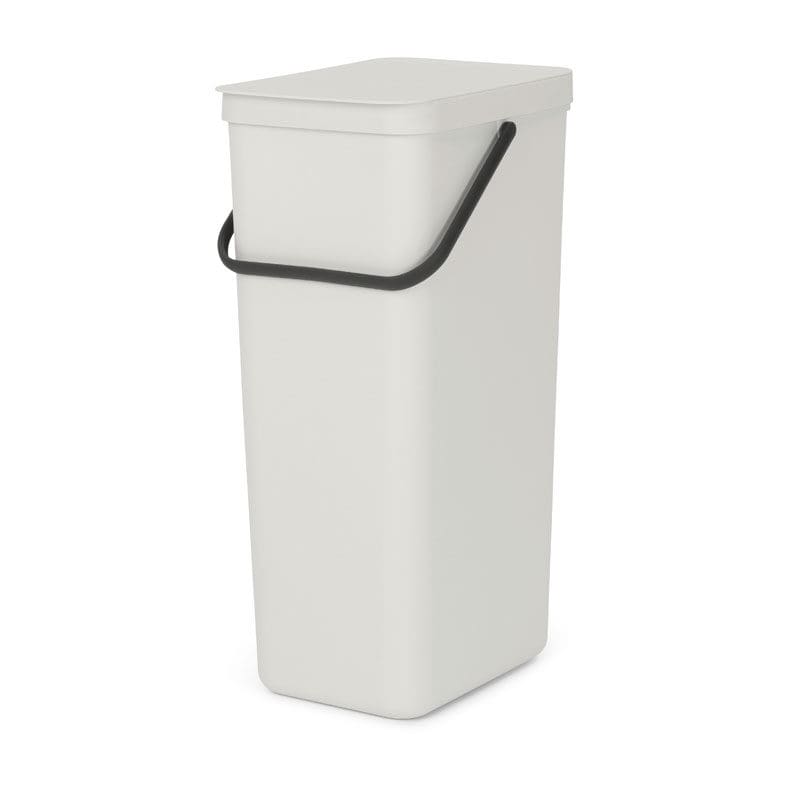 Afvalemmer Sort & Go 40 liter lichtgrijs - VB 214424