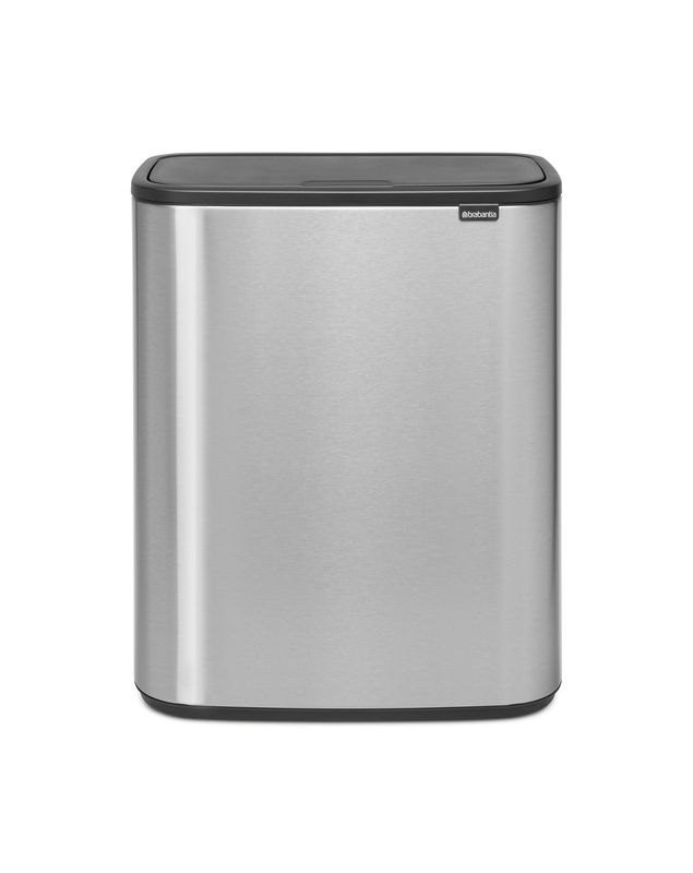 Bo Touch Bin 2x30 liter mat RVS FPP - VB 221422