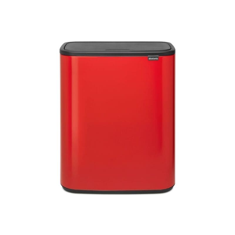 Brabantia Bo Touch Bin 2x30 ltr passion red - VB 221507