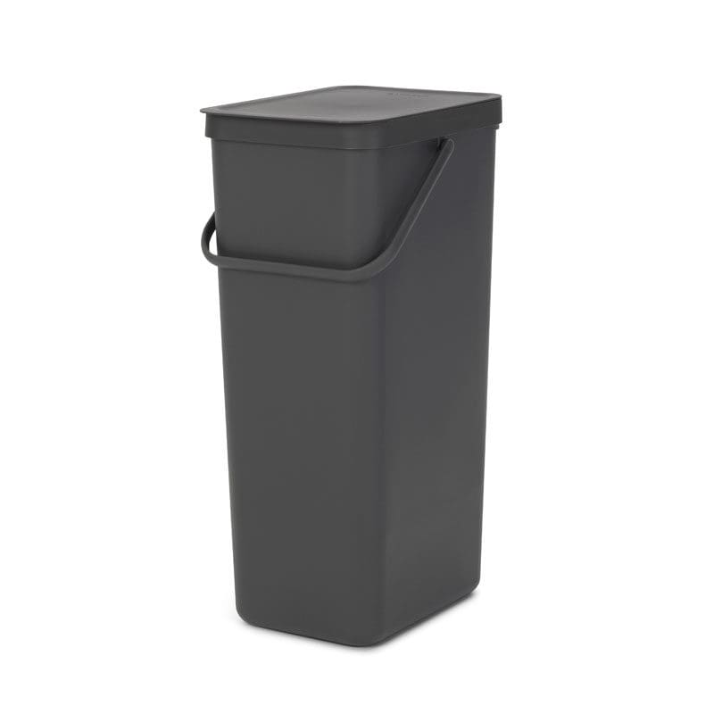 Afvalemmer Sort & Go 40 liter grijs - VB 251047