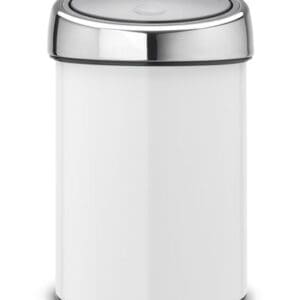 Wandafvalemmertje Touch Bin 3 liter wit - VB 364488 - Afbeelding 2