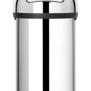 Push Bin 60 liter chroom - VB 402623