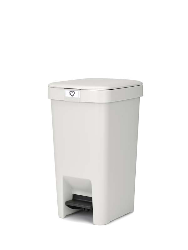 Pedaalemmer StepUp 10 liter lichtgrijs - VB 800245