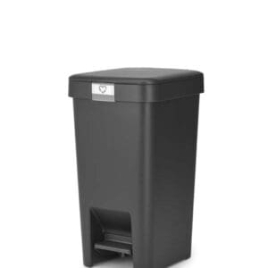 Pedaalemmer StepUp 10 liter donkergrijs - VB 800344 - Afbeelding 2