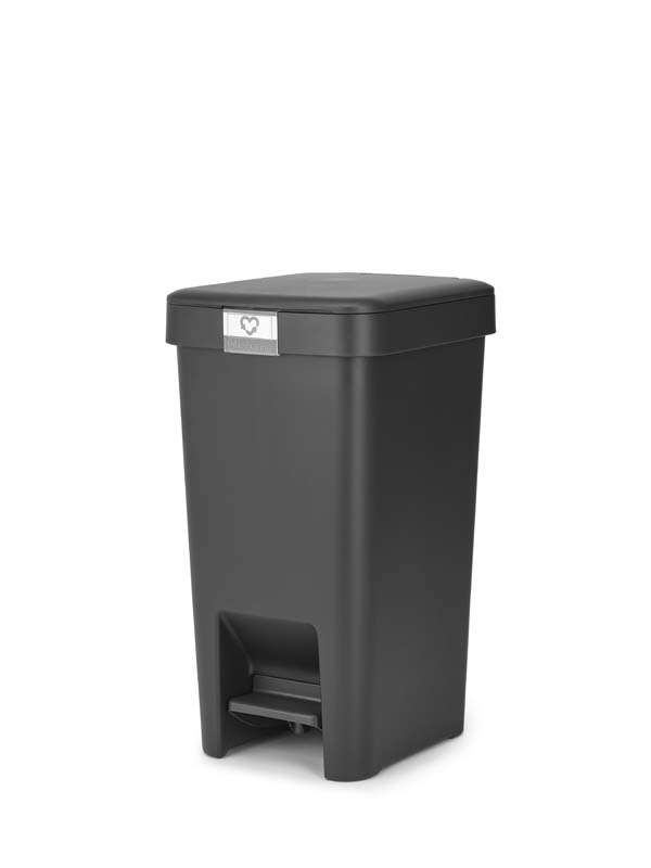 Pedaalemmer StepUp 10 liter donkergrijs - VB 800344