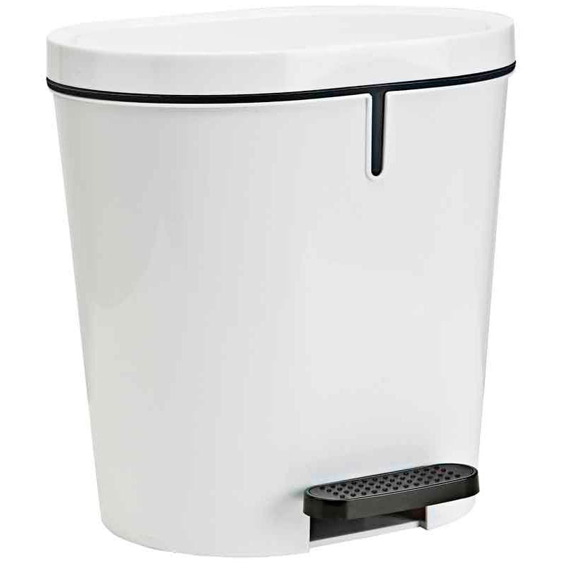 Pedaalemmer Zamora 8 liter wit - VB 092006