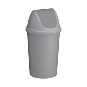 Afvalbak Twinga swingdeksel 45 liter grijs - VB 607033 - Afbeelding 2