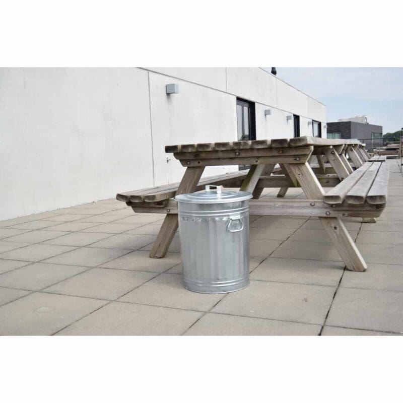 Trash can 54 liter verzinkt - VB 310015 - Afbeelding 11