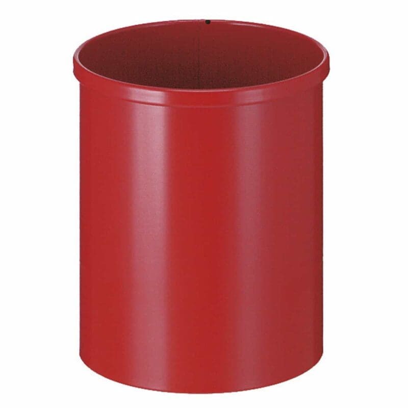 Ronde papierbak 15 liter rood - VB 100100