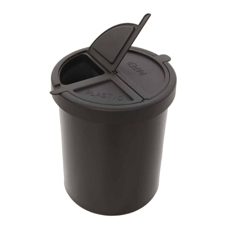 Ronde papierbak 15 liter zwart - VB 100100 - Afbeelding 2