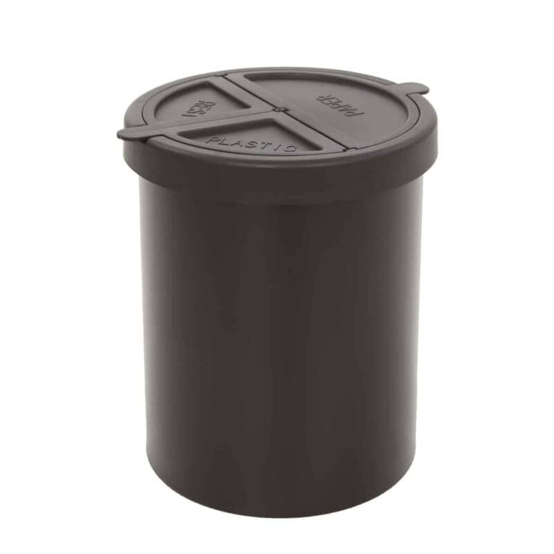 Ronde papierbak 15 liter zwart - VB 100100 - Afbeelding 3