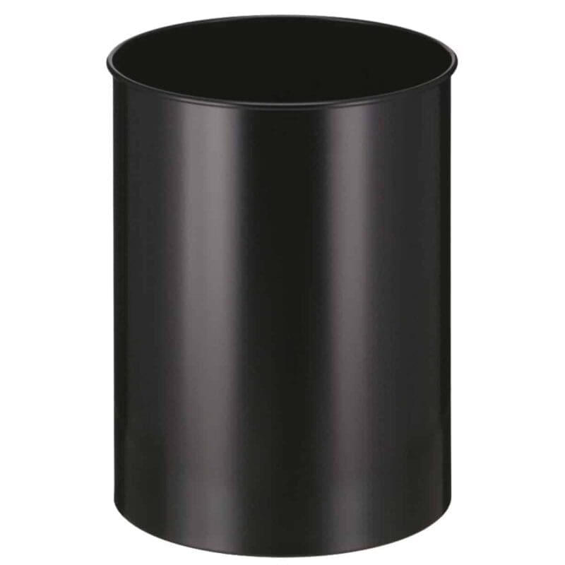 Ronde papierbak 30 liter zwart - VB 100300