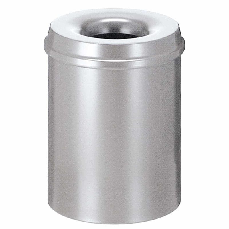 Vlamdovende papierbak 15 liter zilver - VB 101500