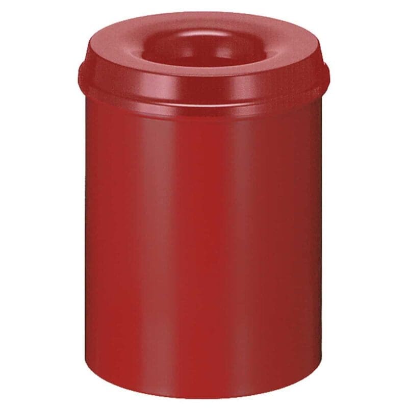 Vlamdovende papierbak 15 liter rood - VB 101500