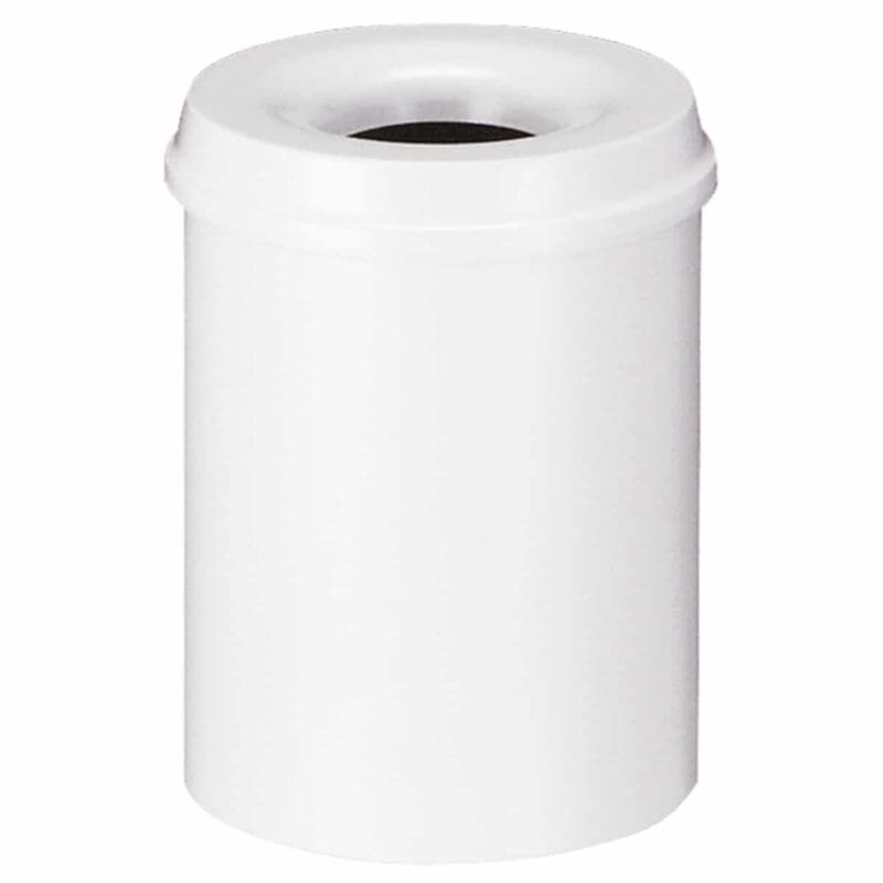 Vlamdovende papierbak 15 liter grijswit (R9002) - VB 101500