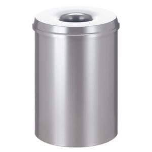 Vlamdovende papierbak 30 liter zilver - VB 103000 - Afbeelding 2