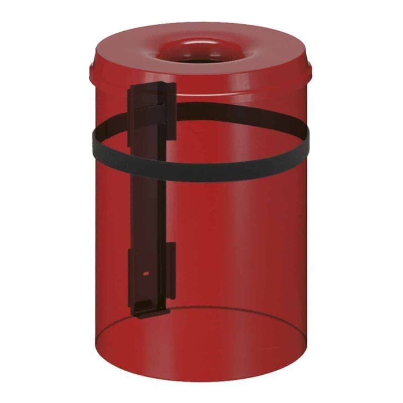 Vlamdovende papierbak 30 liter rood - VB 103000 - Afbeelding 2