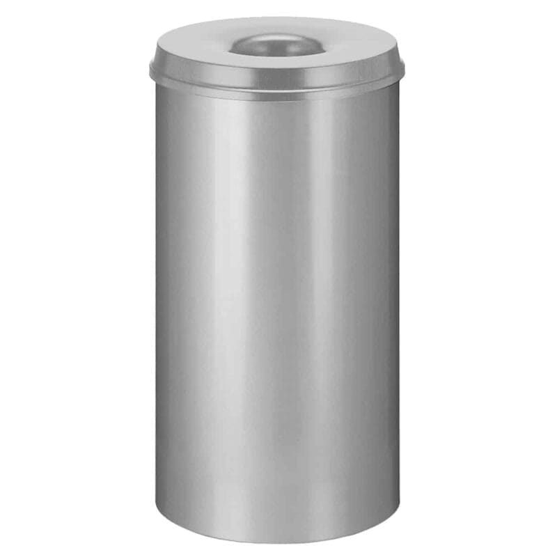 Vlamdovende papierbak 50 liter grijs - VB 105000 - Afbeelding 2