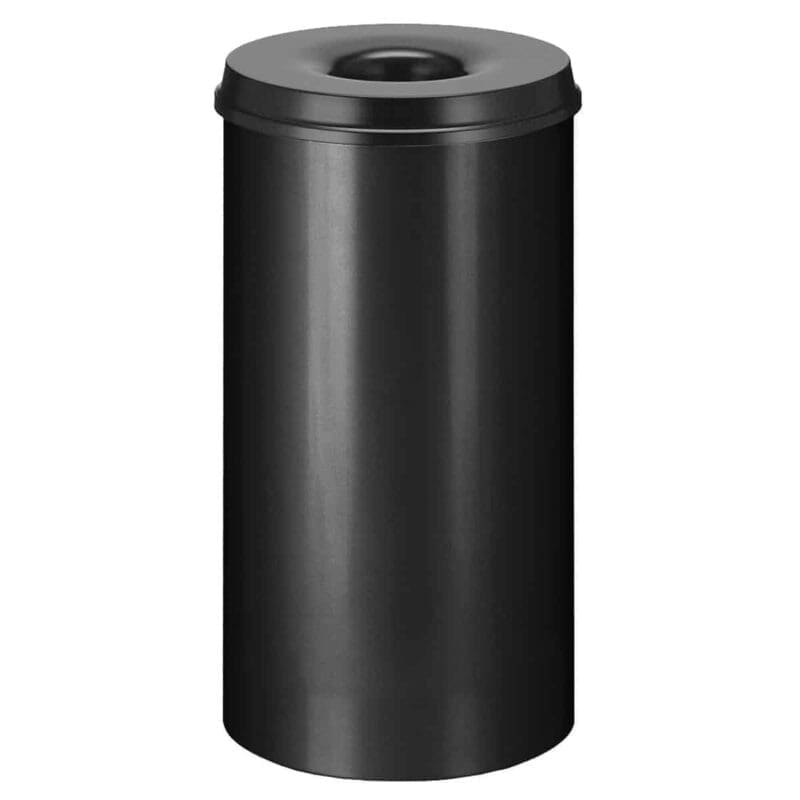 Vlamdovende papierbak 50 liter zwart - VB 105000