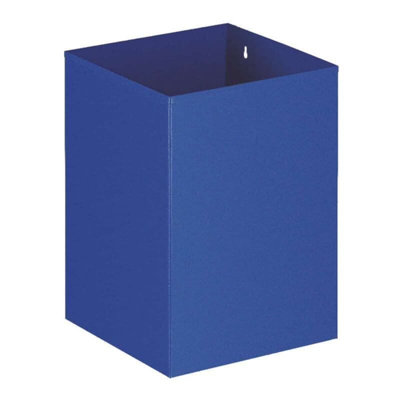 Vierkante papierbak blauw - VB 110200