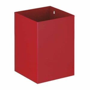 Vierkante papierbak rood - VB 110200
