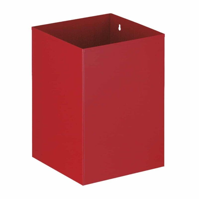 Vierkante papierbak rood - VB 110200