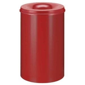 Vlamdovende papierbak 110 liter rood - VB 111000