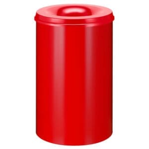 Vlamdovende papierbak 110 liter rood - VB 111000 - Afbeelding 2