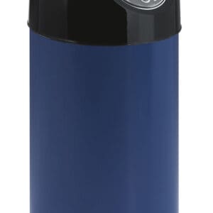 Afvalbak met pushdeksel 40 liter blauw, zwart - VB 480001 - Afbeelding 3