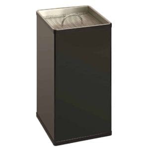 Zandasbak vierkant zwart - VB 880000