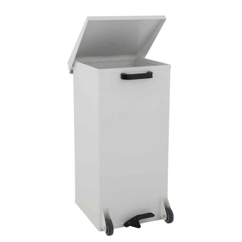 Mobiele Carro-Kick 110 liter wit - VB 910010 - Afbeelding 2