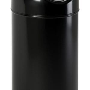 Afvalbak met pushdeksel 40 liter zwart - VB 480001 - Afbeelding 2