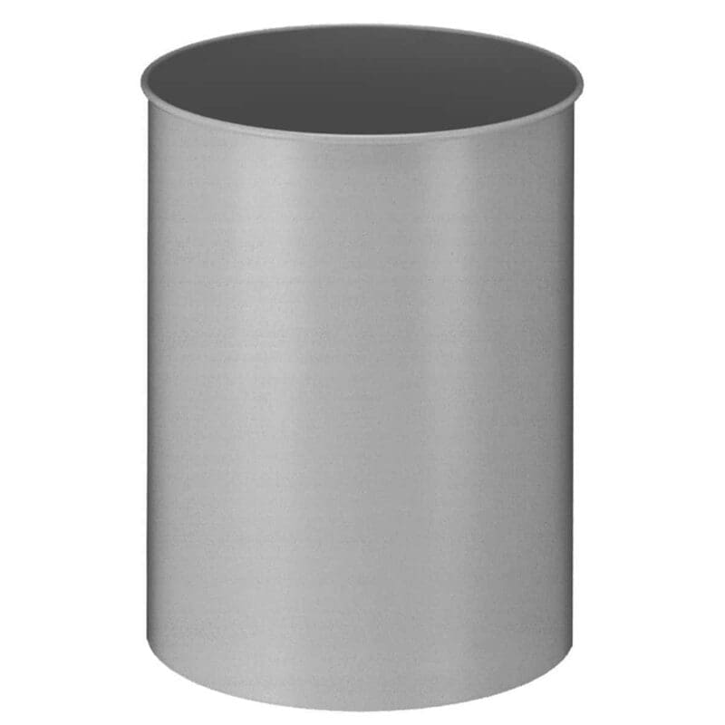 Ronde papierbak 30 liter aluminium - VB 100300