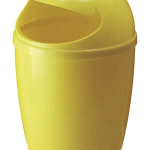 Afvalbak met gezicht geel - VB 750100 - Afbeelding 2