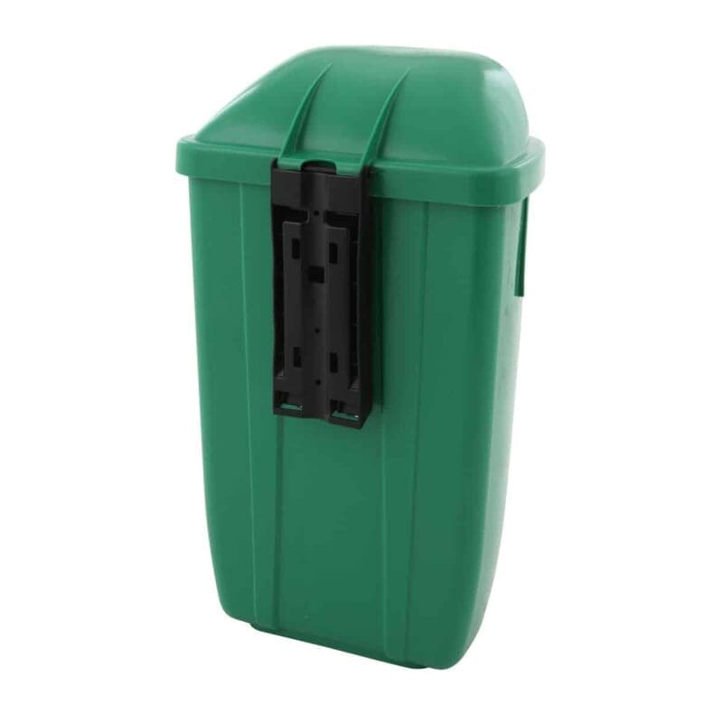 Kunststof buitenafvalbak h74 groen - VB 870000 - Afbeelding 2