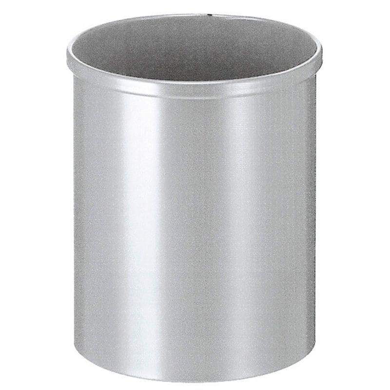 Ronde papierbak 15 liter zilver - VB 100100