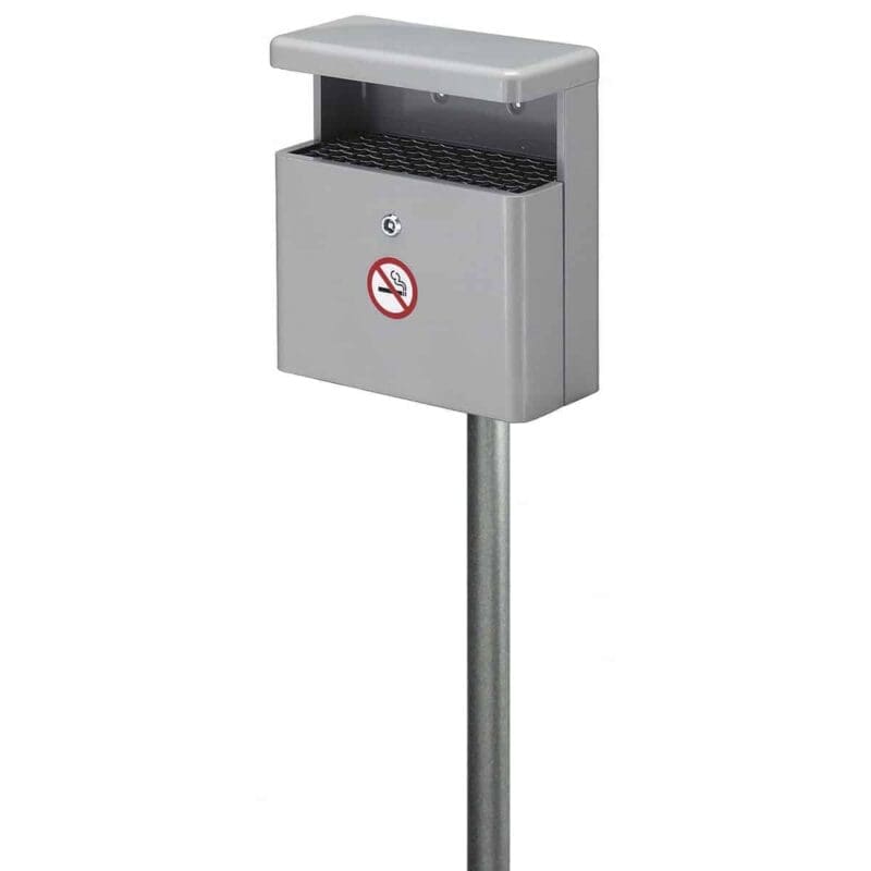 Asbak met afdak grijs - VB 400000