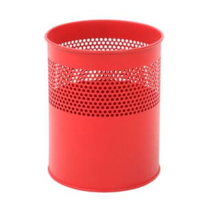 Half geperforeerde papierbak 10 liter rood - VB 270510 - Afbeelding 3