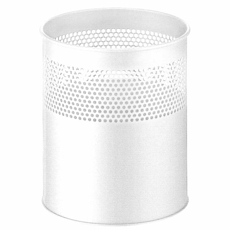 Half geperforeerde papierbak 15 liter wit - VB 270520