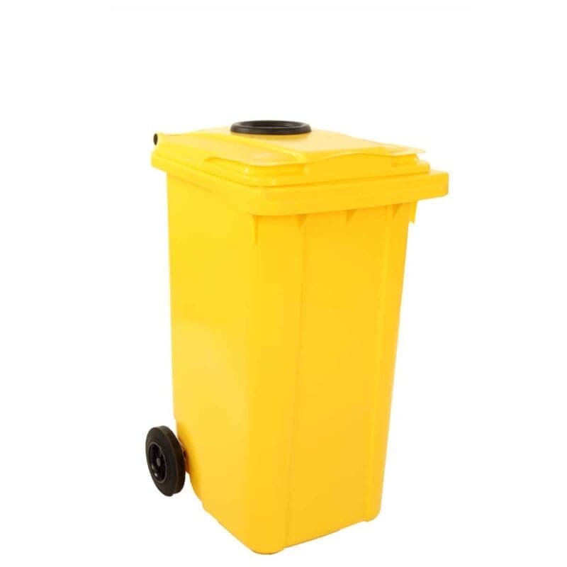 Container met rozet 240 liter geel - VB 240500