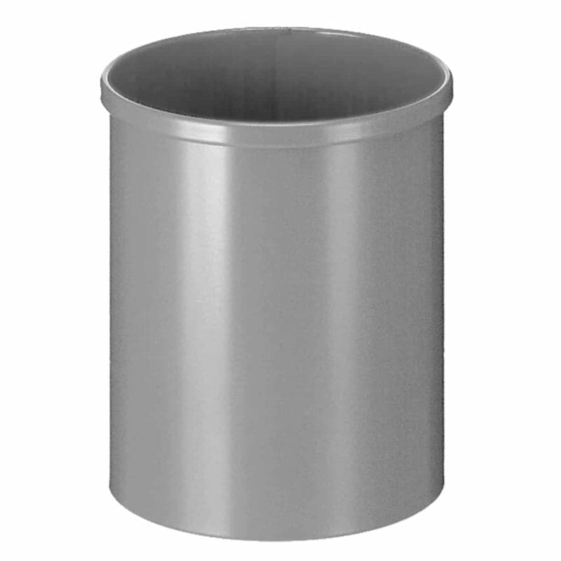 Ronde papierbak 15 liter aluminium - VB 100100