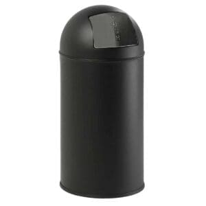 Pushcan 40 liter zwart - VB 404550