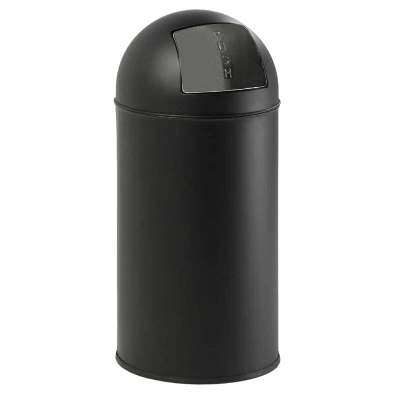 Pushcan 40 liter zwart - VB 404550
