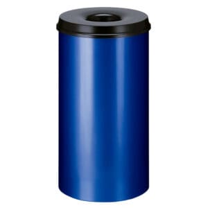 Vlamdovende papierbak 50 liter blauw, zwart - VB 105000 - Afbeelding 3