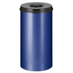 Vlamdovende papierbak 50 liter blauw, zwart - VB 105000