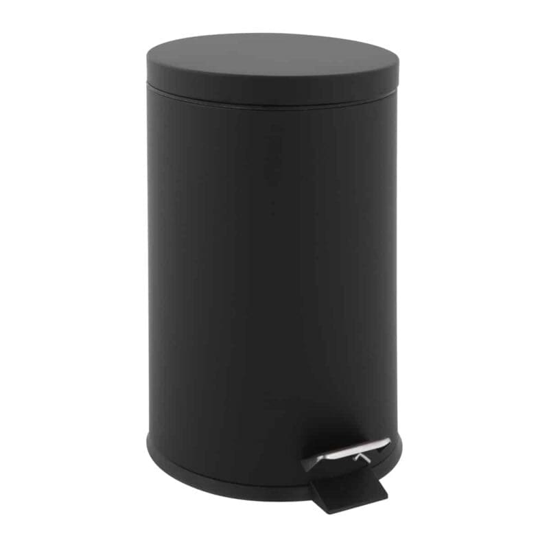 Pedaalemmer 20 liter zwart - VB 222220