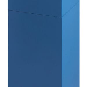 Afvalbak met pushdeksel 45 liter blauw - VB 221233 - Afbeelding 3
