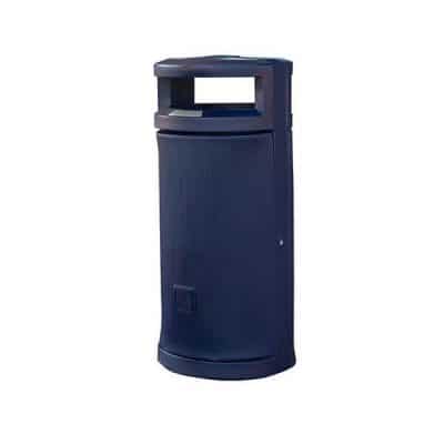 Buitenbak met afdak 120 liter blauw - VB 200120