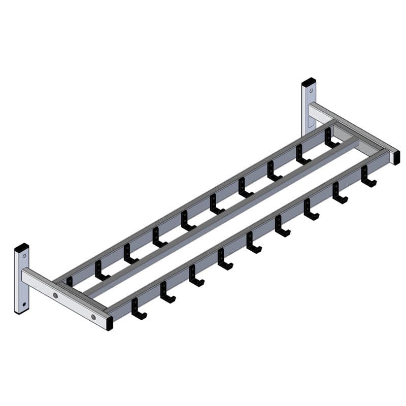 Wandgarderobe HIQ met 19 haken - VB 021673