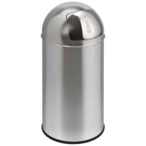 Pushcan 40 liter mat RVS - VB 405550